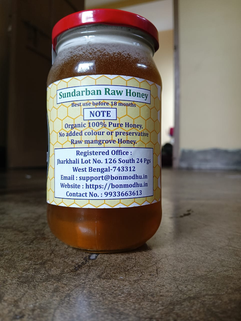 Bonmodhu | Sundarban Raw Forest Honey – 250g | 100% Pure & Unfiltered