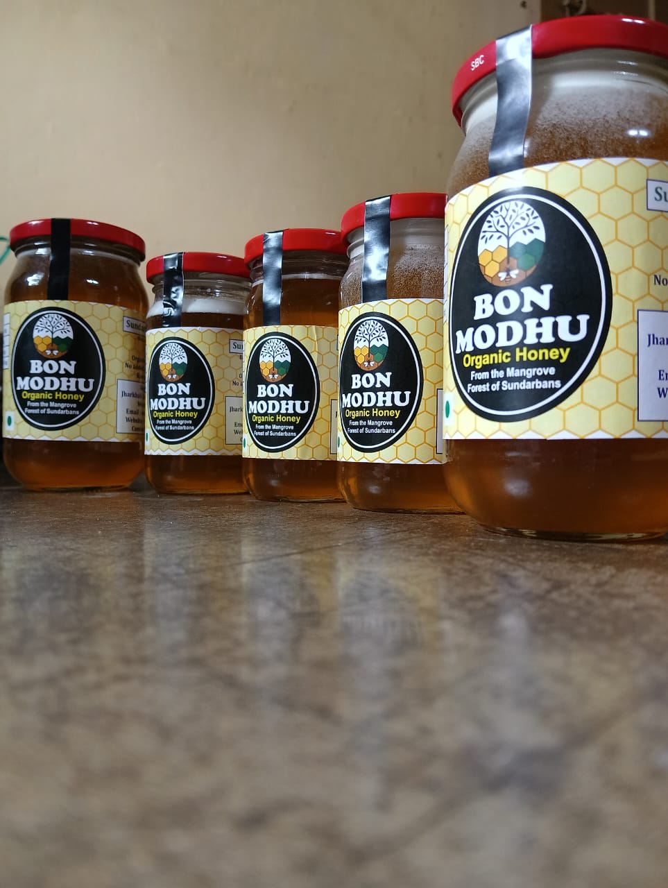 Bonmodhu | Sundarban Raw Forest Honey – 250g | 100% Pure & Unfiltered